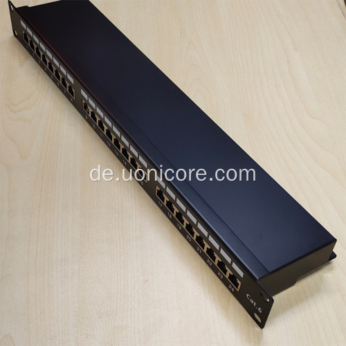 STP Patchpanel 24 Port CAT6 Wandpanel